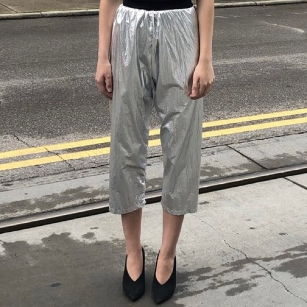 Metallic Space Pants